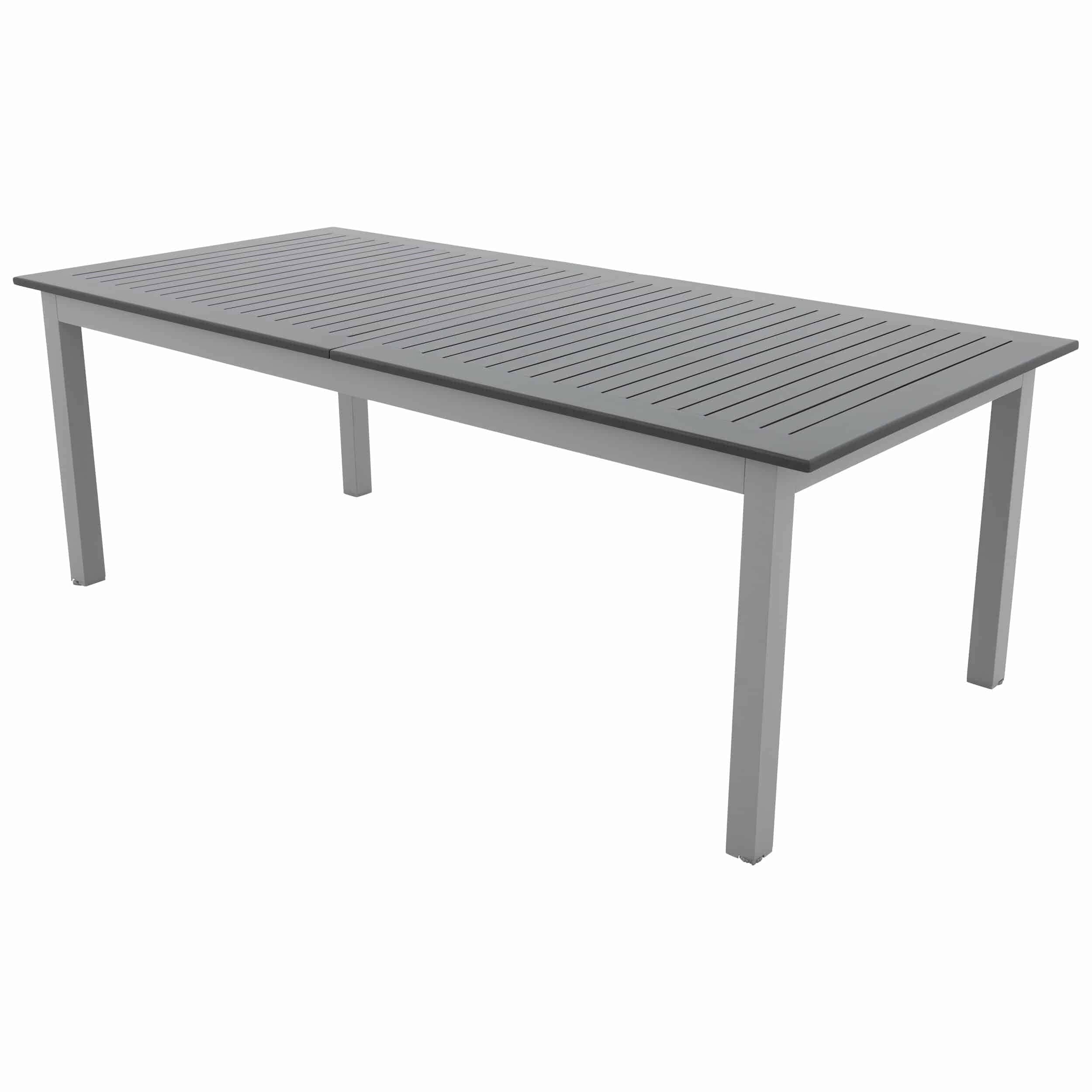 Expert Plus Alu Ausziehtisch 220/280x100 metallgrau/anthrazit