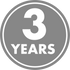 Icona 3 anni di garanzia