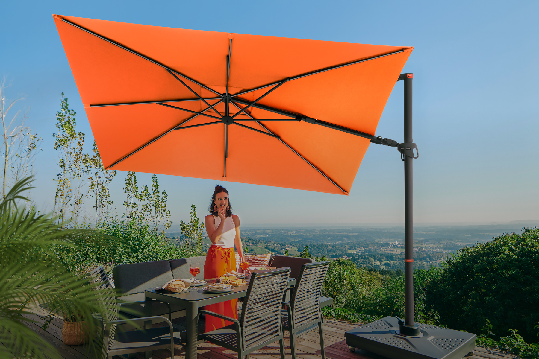 Ombrelloni a braccio