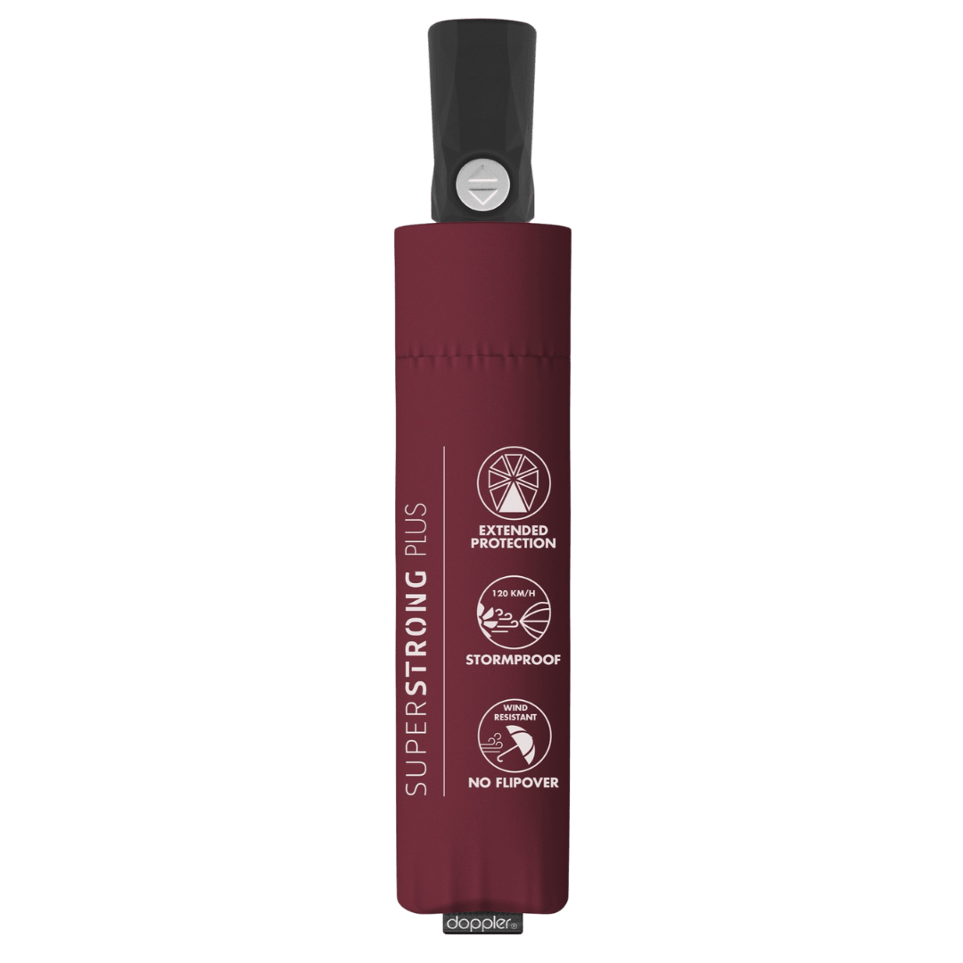 Taschenschirm Superstrong Magic Plus in dunkelrot