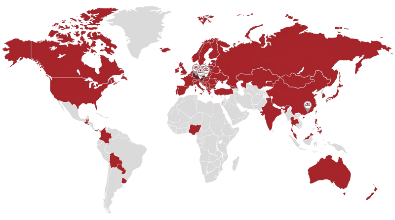 doppler locations worldwide