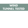 Windkanal getestet bei 120 km/h